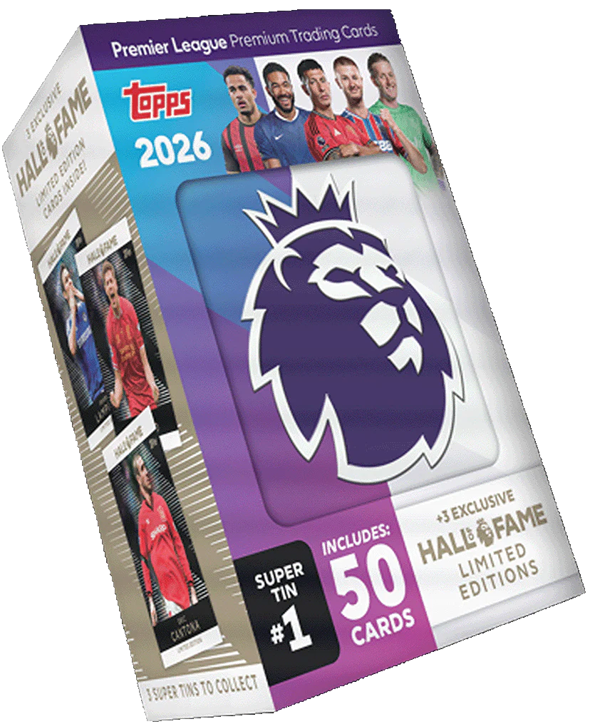 Topps Premier League 2026 - Debut Edition - Super Tin 1  (Hall of Fame)