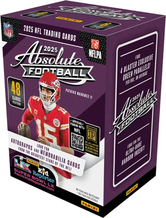 🏈  2025 Panini Absolute Football (NFL) Blaster Box