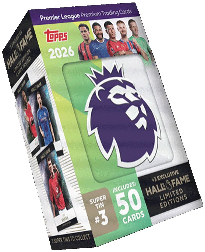 Topps Premier League 2026 - Debut Edition - Super Tin 3   (Hall of Fame)