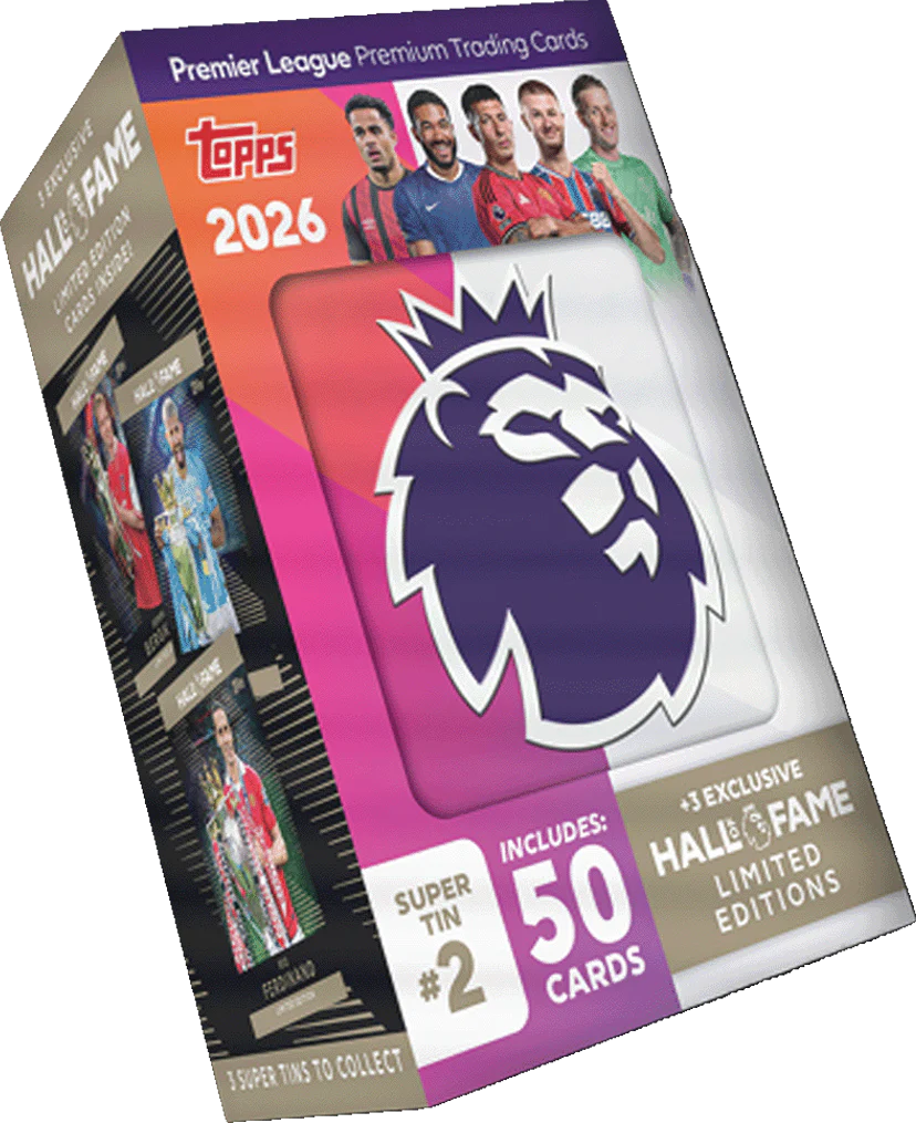 Topps Premier League 2026 - Debut Edition - Super Tin 2  (Hall of Fame)