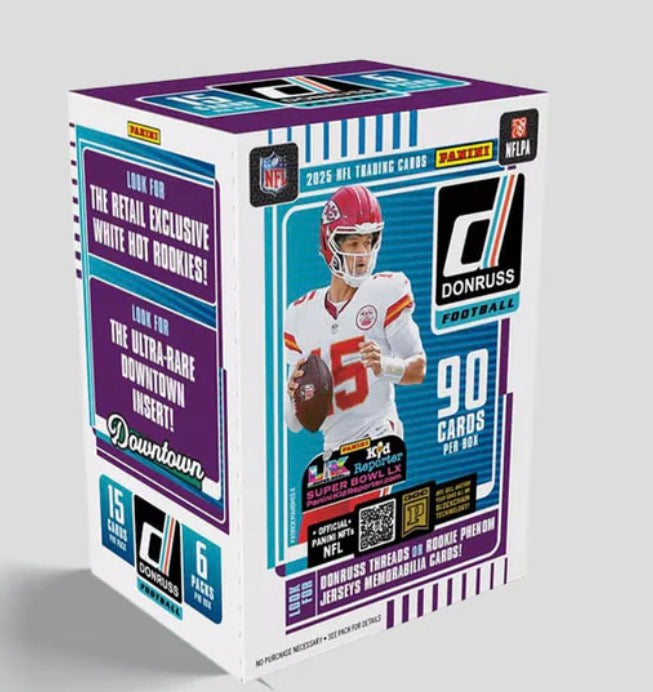 🏈 2025 Panini Donruss Football (NFL) Blaster Box