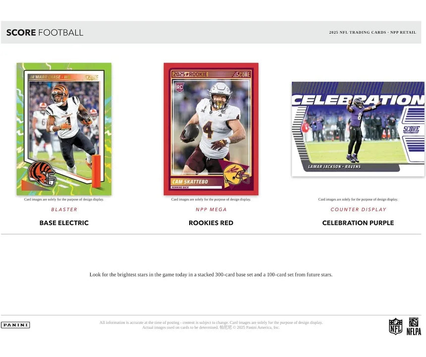 🏈 2025 Panini Score Football Blaster Box