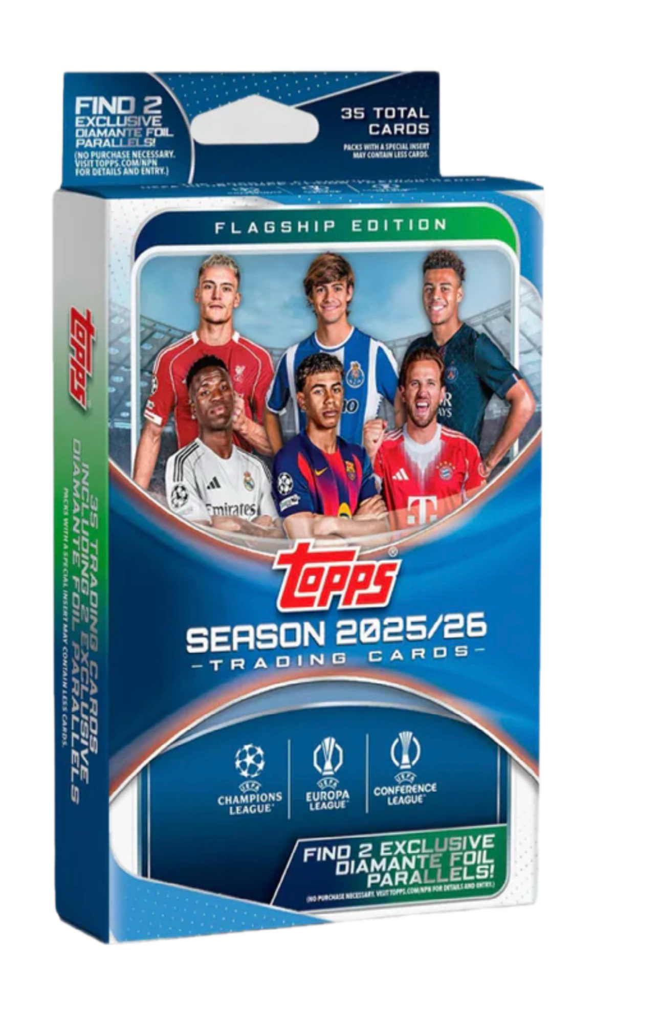 Topps UEFA Club Competitions Flagship 2025/26 Hanger Box