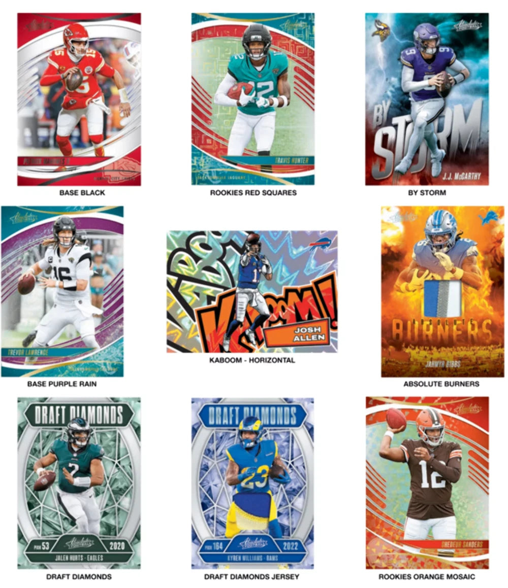 🏈 2025 Panini Absolute Football (NFL) Value Pack (20 Cards)