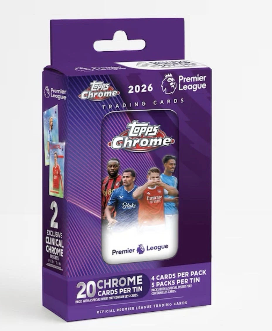 ⚽️ Topps 2026 Chrome Premier League Tin